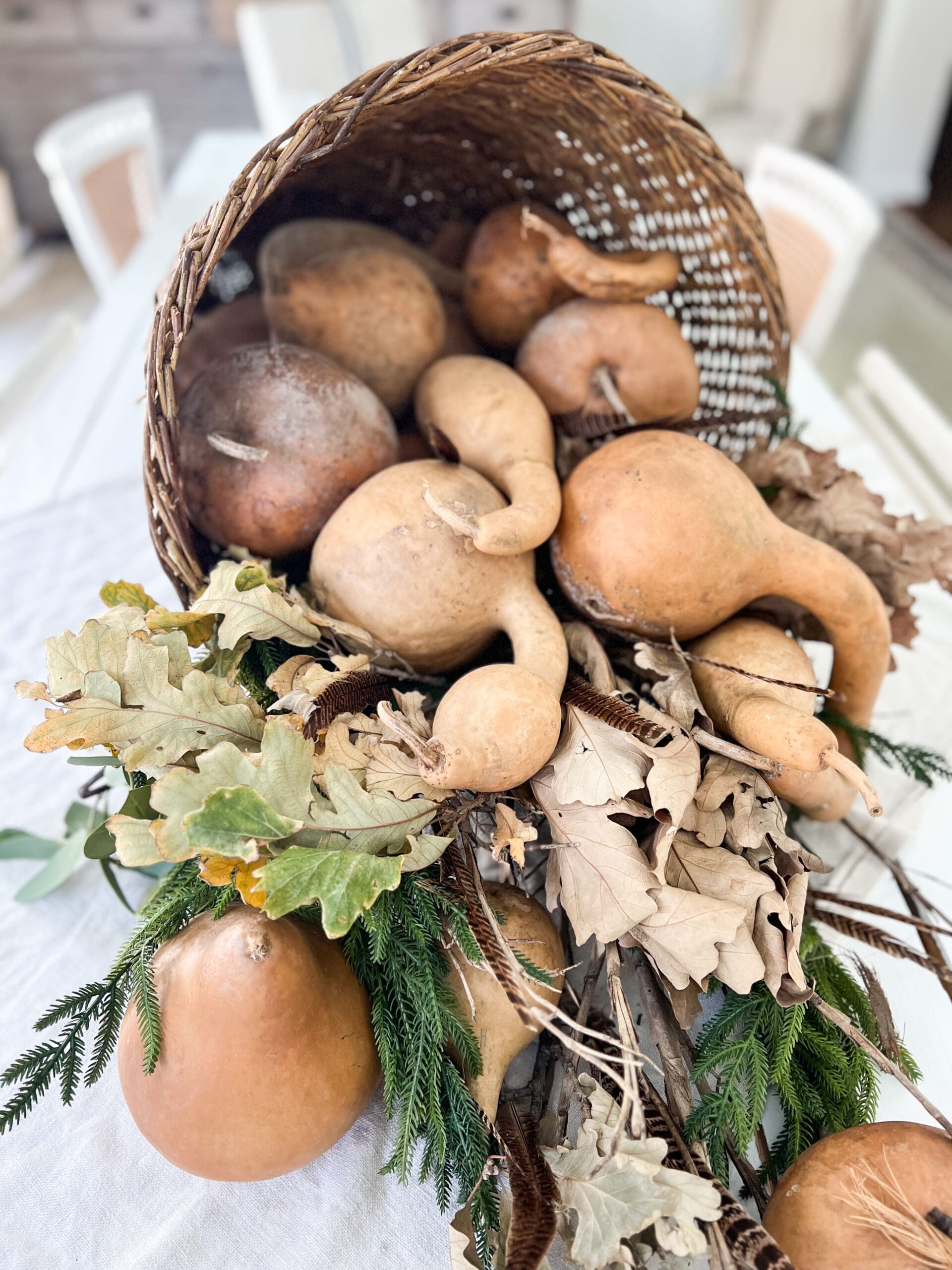 Easy Ideas to Use Feathers for Thanksgiving Decor - Robyn's French Nest